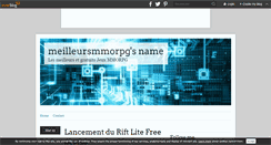 Desktop Screenshot of meilleursmmorpg.over-blog.com