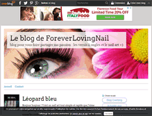 Tablet Screenshot of foreverlovingnail.over-blog.com