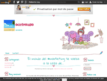 Tablet Screenshot of ecriveuse.over-blog.com