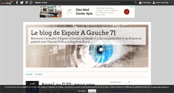 Desktop Screenshot of espoiragauche71.over-blog.com