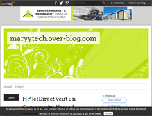 Tablet Screenshot of maryytech.over-blog.com