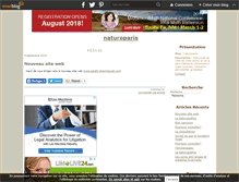 Tablet Screenshot of naturoparis.over-blog.com