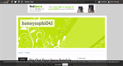 Desktop Screenshot of honeysophi041.over-blog.com