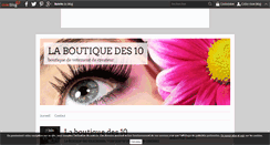 Desktop Screenshot of boutiquedes10-espacecreateur.over-blog.com