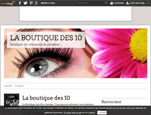 Tablet Screenshot of boutiquedes10-espacecreateur.over-blog.com