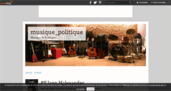Desktop Screenshot of musique-politique.over-blog.com