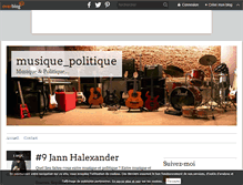 Tablet Screenshot of musique-politique.over-blog.com
