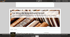 Desktop Screenshot of lespiedsautravail.over-blog.fr