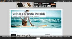 Desktop Screenshot of ecuriedusoleil.over-blog.com
