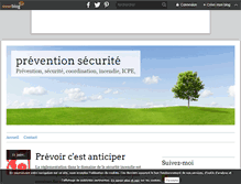 Tablet Screenshot of prevention-coordination-securite.over-blog.com