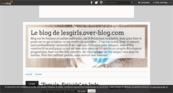 Desktop Screenshot of lesgirls.over-blog.com