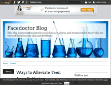 Tablet Screenshot of facedoctor.over-blog.com