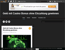 Tablet Screenshot of casinobonusohneeinzahlung.over-blog.com