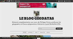 Desktop Screenshot of geodatas.over-blog.com