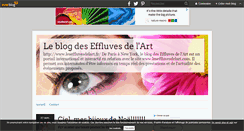Desktop Screenshot of leseffluvesdelart.over-blog.com