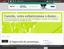 Tablet Screenshot of esthetiqueadomicile28.over-blog.com