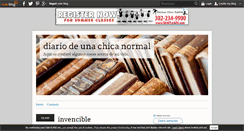 Desktop Screenshot of diariodeunachicanormal.over-blog.es