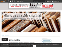 Tablet Screenshot of diariodeunachicanormal.over-blog.es