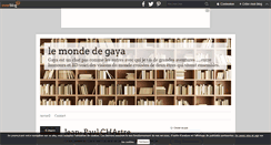 Desktop Screenshot of lemondedegaya.over-blog.com