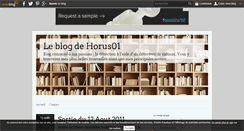 Desktop Screenshot of horus01.over-blog.com