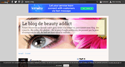Desktop Screenshot of gaelle.beauty.addict.over-blog.com