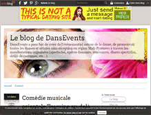 Tablet Screenshot of dansevents.over-blog.com
