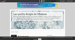 Desktop Screenshot of lespetitsdoigtsdemaman.over-blog.com