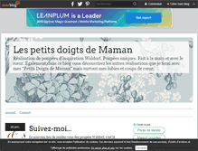 Tablet Screenshot of lespetitsdoigtsdemaman.over-blog.com