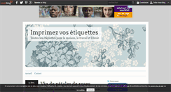 Desktop Screenshot of etiquettes.over-blog.com