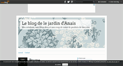 Desktop Screenshot of le.jardin.d.anais.over-blog.com