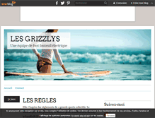 Tablet Screenshot of les-grizzlys.over-blog.com