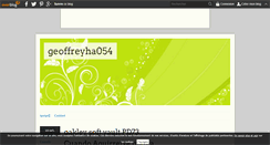 Desktop Screenshot of geoffreyha054.over-blog.com