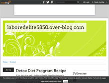 Tablet Screenshot of laboredelite5850.over-blog.com