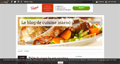 Desktop Screenshot of cuisine.maroc.over-blog.fr