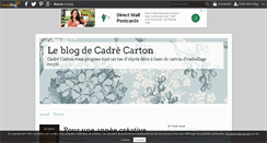 Desktop Screenshot of cadrecarton.over-blog.com