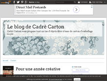 Tablet Screenshot of cadrecarton.over-blog.com