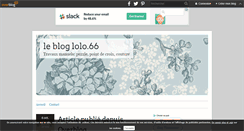 Desktop Screenshot of lolo.66.over-blog.com