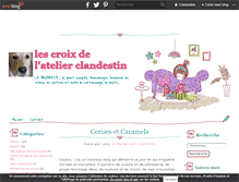 Tablet Screenshot of lescroixdelatelierclandestin.over-blog.com