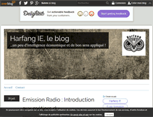 Tablet Screenshot of harfang-ie.over-blog.com