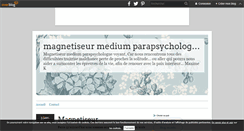 Desktop Screenshot of magnetiseur-parapsychologue.over-blog.com