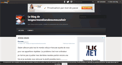 Desktop Screenshot of lesgourmandisesdeoumouzoheir.over-blog.com