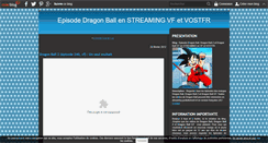Desktop Screenshot of episode-dragon-ball.over-blog.com