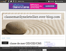 Tablet Screenshot of classemarilyneletellier.over-blog.com