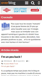 Mobile Screenshot of crocmalin.over-blog.com