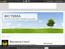 Tablet Screenshot of bioterra.over-blog.fr