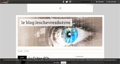 Desktop Screenshot of leschevresdurove.over-blog.com