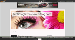 Desktop Screenshot of biblibloglareole.over-blog.com