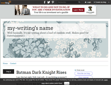 Tablet Screenshot of my-writing.over-blog.com