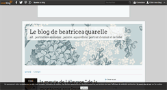 Desktop Screenshot of beatriceaquarelle.over-blog.com