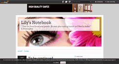 Desktop Screenshot of lilysnotebook.over-blog.com